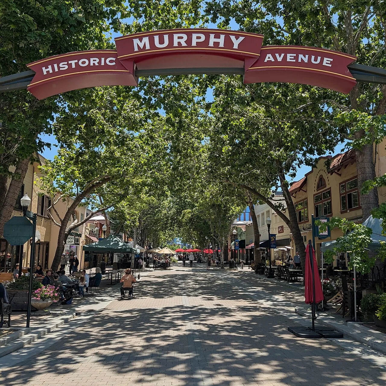 Murphy Avenue in downtown Sunnyvale, CA