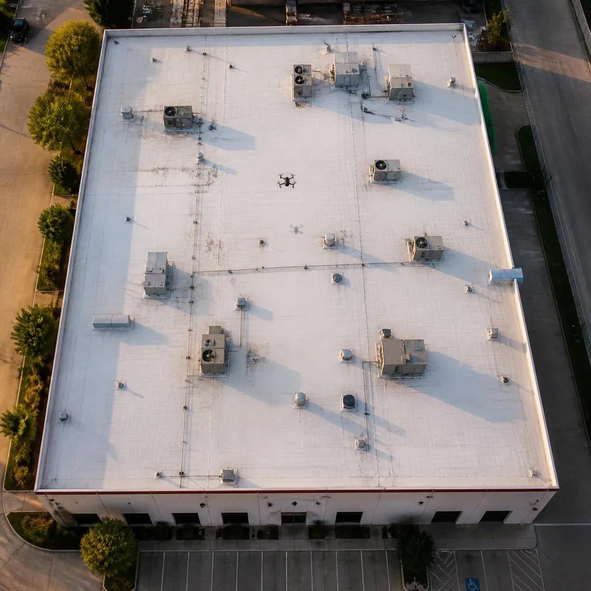 Commercial roofing work in Sunnyvale, CA