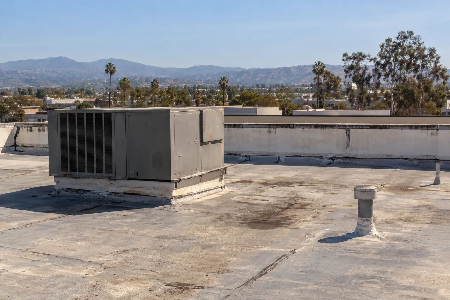 Commercial roofing work in Sunnyvale, CA